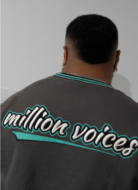 'URBAN ASH' OVERSIZED TEE