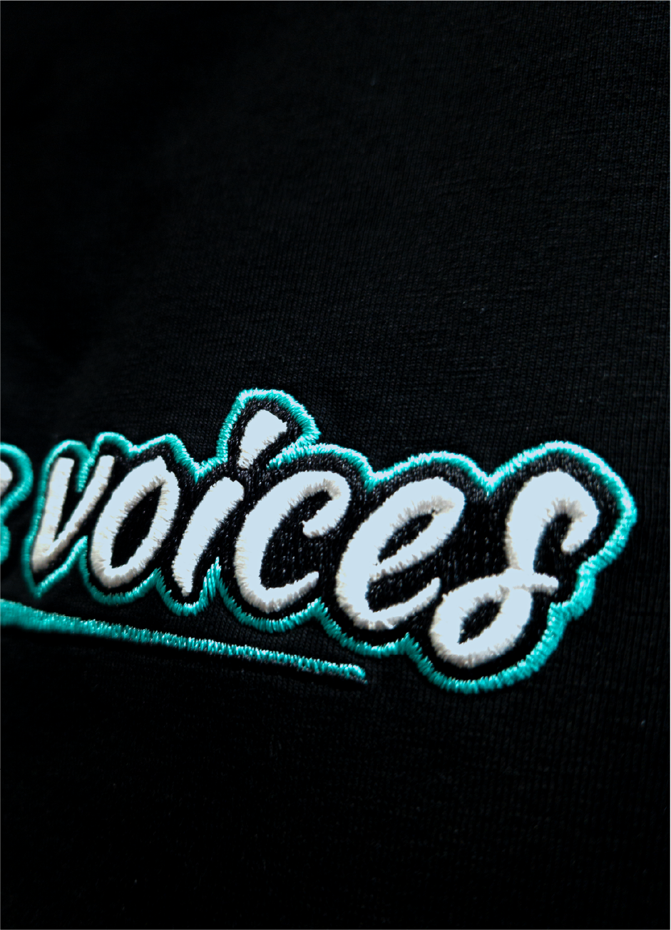 'BLACK STATIC' REGULAR TEE