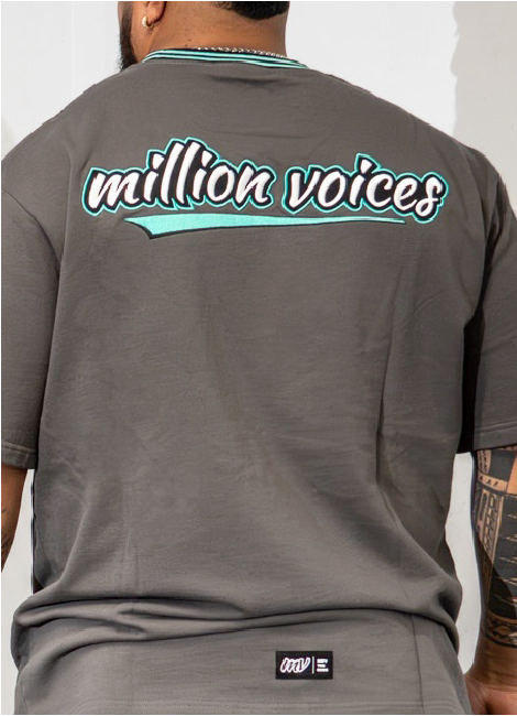 'URBAN ASH' OVERSIZED TEE