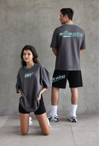 'URBAN ASH' OVERSIZED TEE